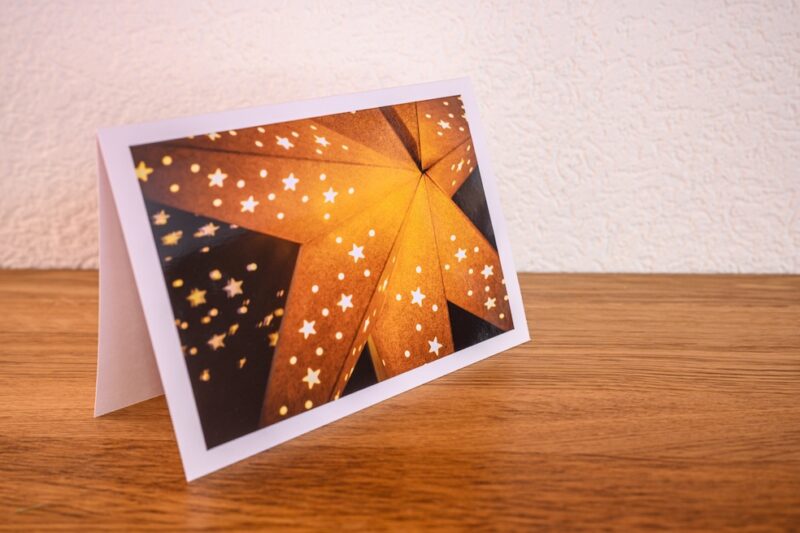 Étoile lumineuse de Noël